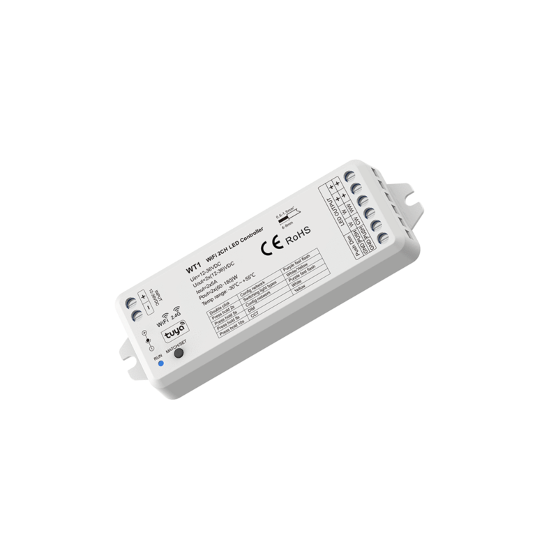 Led Lentu Dimmeris Wifi Vienu Krāsu un CCT 12-36V